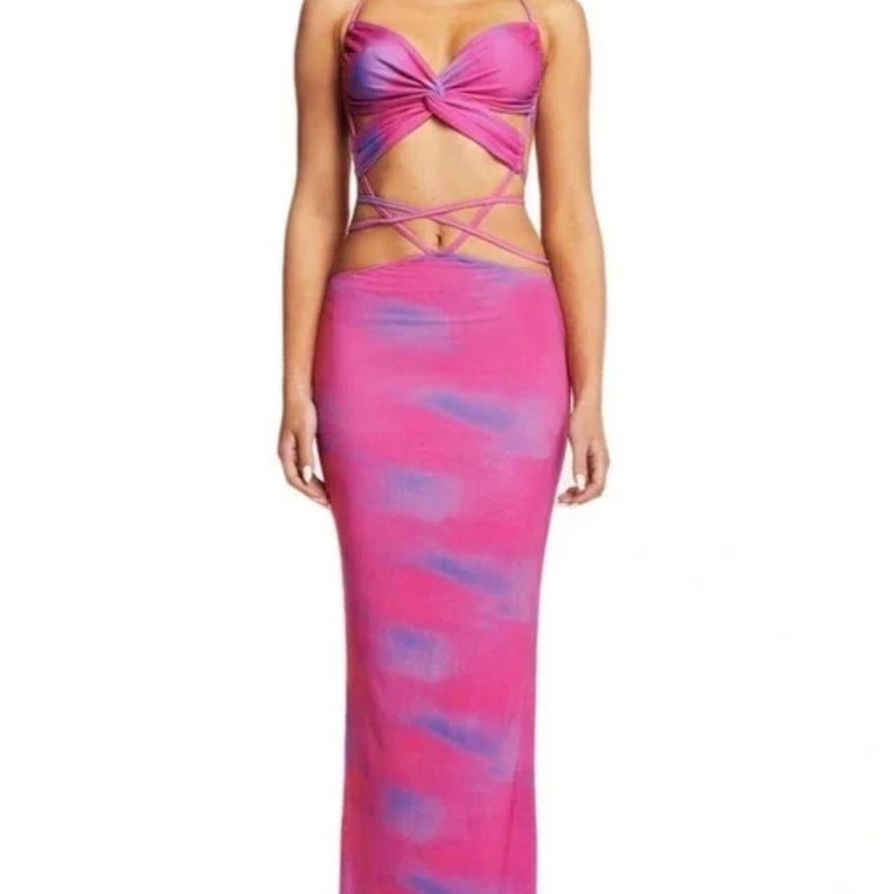 NWT iamgia Karlie Cloud Print Dress M